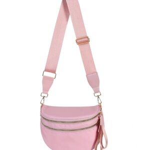 Emmafy Crossbody/ Fanny Pack in Soft Pink